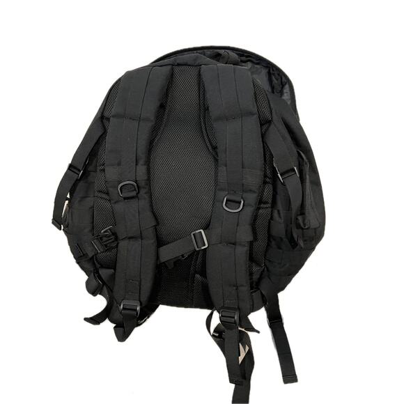 Highland Outdoor Tactical Black Canvas Backpack XL - Picture 2 of 5